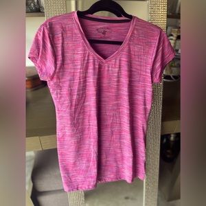 🌸 Vibrant Pink Beverly Hills Polo Club Workout Tee | Size M | Gym-Ready